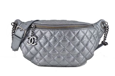 chanel fanny pack silver|Chanel latest backpack.